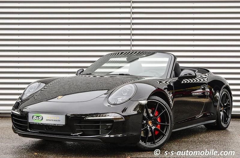 Schwarz Gebraucht 2014 Porsche 911 Carrera 4S Cabriolet Chrono Cabrio | 104.900 € (Fairer Preis) - Bild 1/4