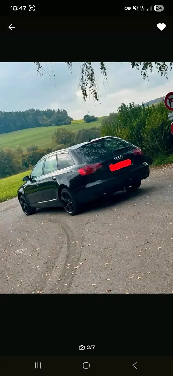 Second-hand Audi A6 140 CP (102 kW) 2008 Negru Break