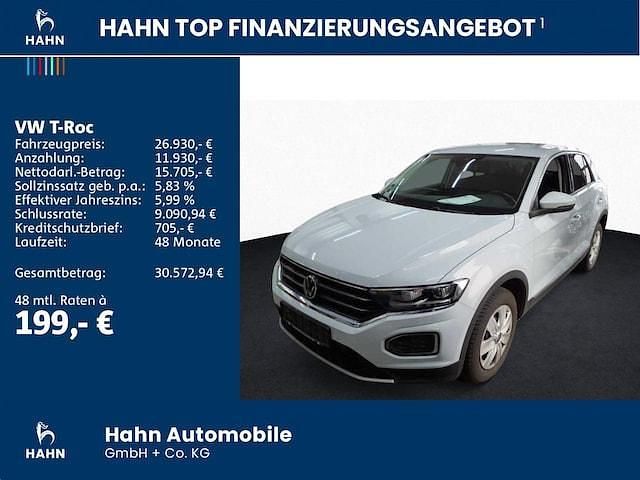 Gebraucht VW T-Roc Active 150 PS (110 kW) 2022 White silver metallic SUV