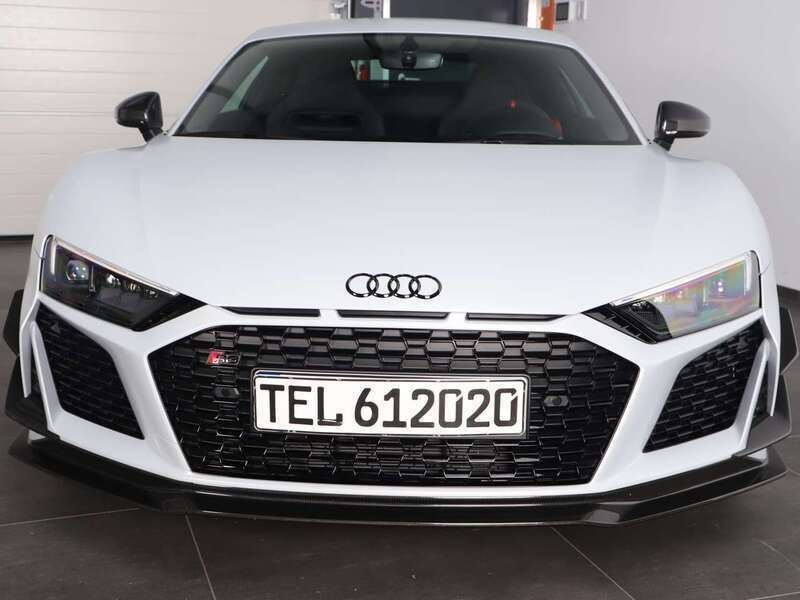 Matteffektlackierung weiss Gebraucht 2023 Audi R8 Coupé Performance Coupé | 215.889 € - Bild 1/4