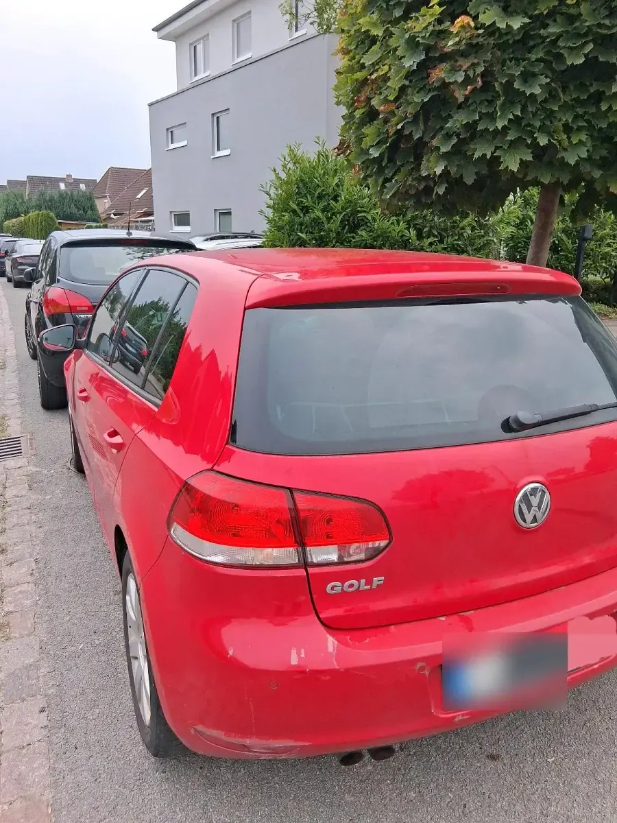 Gebraucht VW Golf VI 122 PS (89 kW) 2009 Rot Kombi