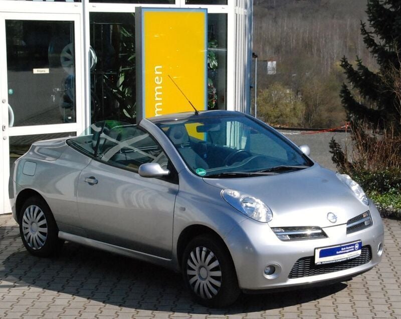 Silber Gebraucht 2006 Nissan Micra C+C Cabrio | 3.000 € (Guter Preis) - Bild 1/4