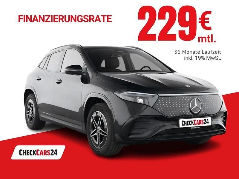 Schwarz Gebraucht 2024 Mercedes EQA250+ AMG line SUV | 45.289 € - Bild 1/4