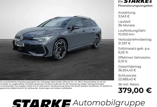 Neu VW Golf VIII R-line 150 PS (110 kW) 2026 Grenadillschwarz metallic Kombi
