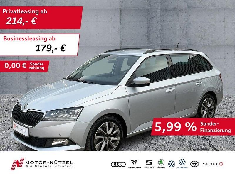 Brilliantsilber metallic Gebraucht 2021 Skoda Fabia Ambition Kombi | 14.930 € (Fairer Preis) - Bild 1/3