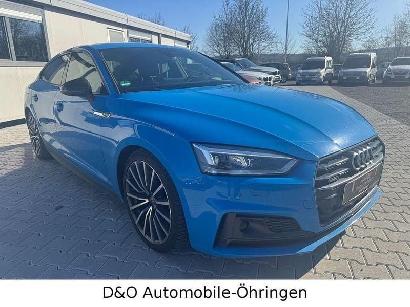 Blau Gebraucht 2019 Audi A5 Sportback S-Line Kleinwagen | 25.990 € (Fairer Preis) - Bild 1/4
