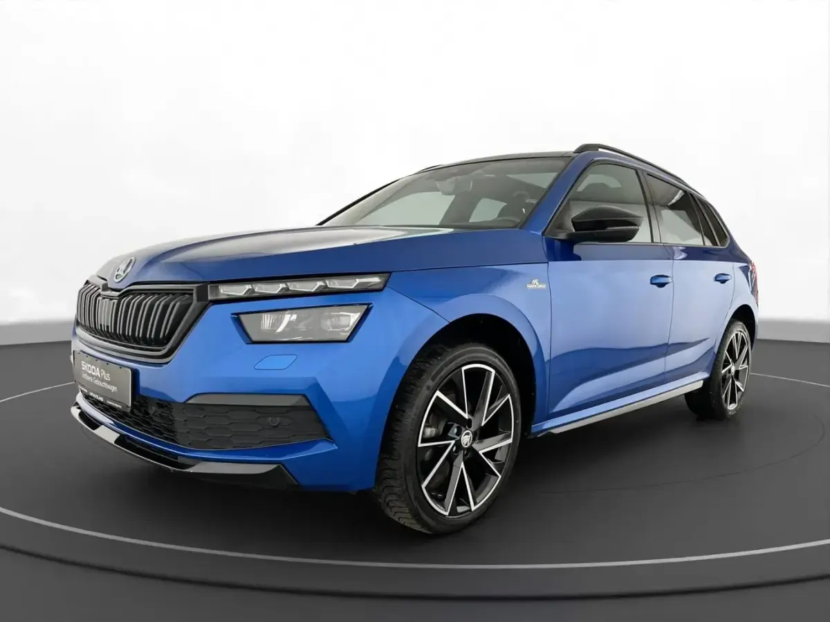 Gebraucht Skoda Kamiq Monte Carlo 110 PS (80 kW) 2022 Raceblau metallic SUV