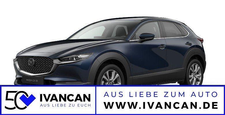 Deep crystal blue Neu 2025 Mazda CX-30 Exclusive-Line SUV | 33.150 € - Bild 1/4