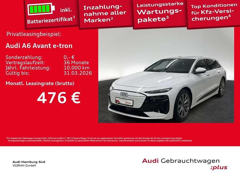 Weiß Gebraucht 2025 Audi A6 e-tron Sport Kombi | 52.990 € (Guter Preis) - Bild 1/3