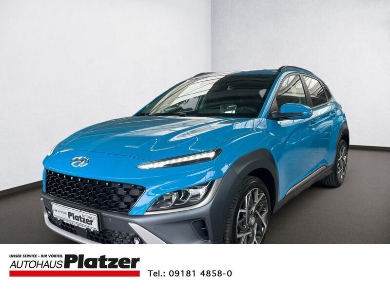Blau Gebraucht 2023 Hyundai Kona Prime SUV | 26.980 € (Fairer Preis) - Bild 1/4