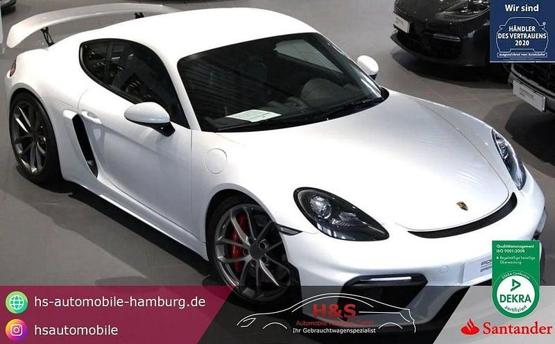 Pure white Gebraucht 2020 Porsche 718 Cayman GT4 Coupé | 99.000 € (Fairer Preis) - Bild 1/4