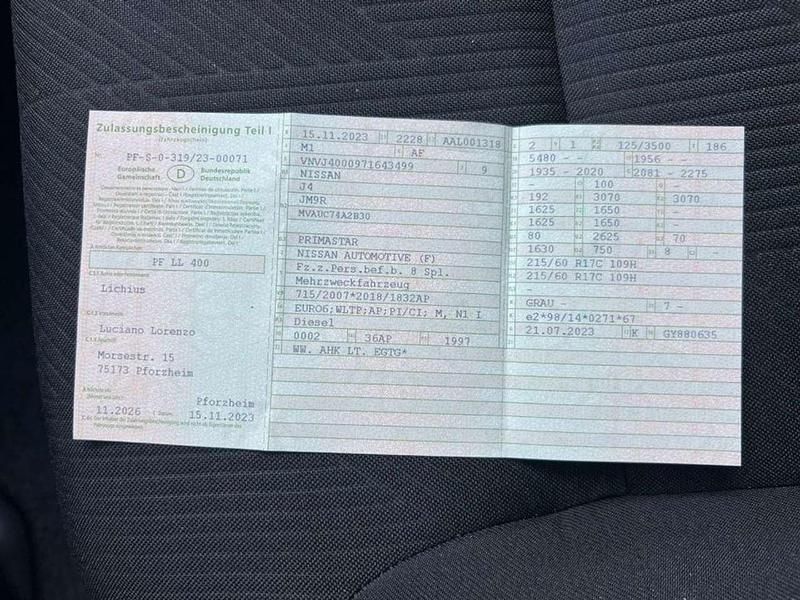 Gebraucht Nissan Primastar Tekna 170 PS (125 kW) 2023 Comete grey Van / Kleinbus