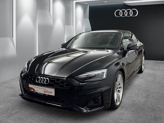 Mythosschwarz metallic Gebraucht 2021 Audi A5 Sportback S-Line Limousine | 34.880 € (Fairer Preis) - Bild 1/4