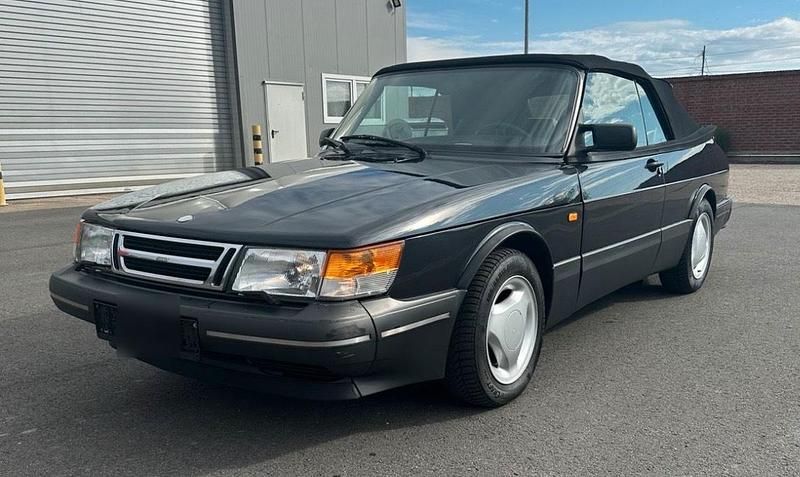 Schwarz Gebraucht 1993 Saab 900 Cabriolet Cabrio | 12.500 € - Bild 1/4