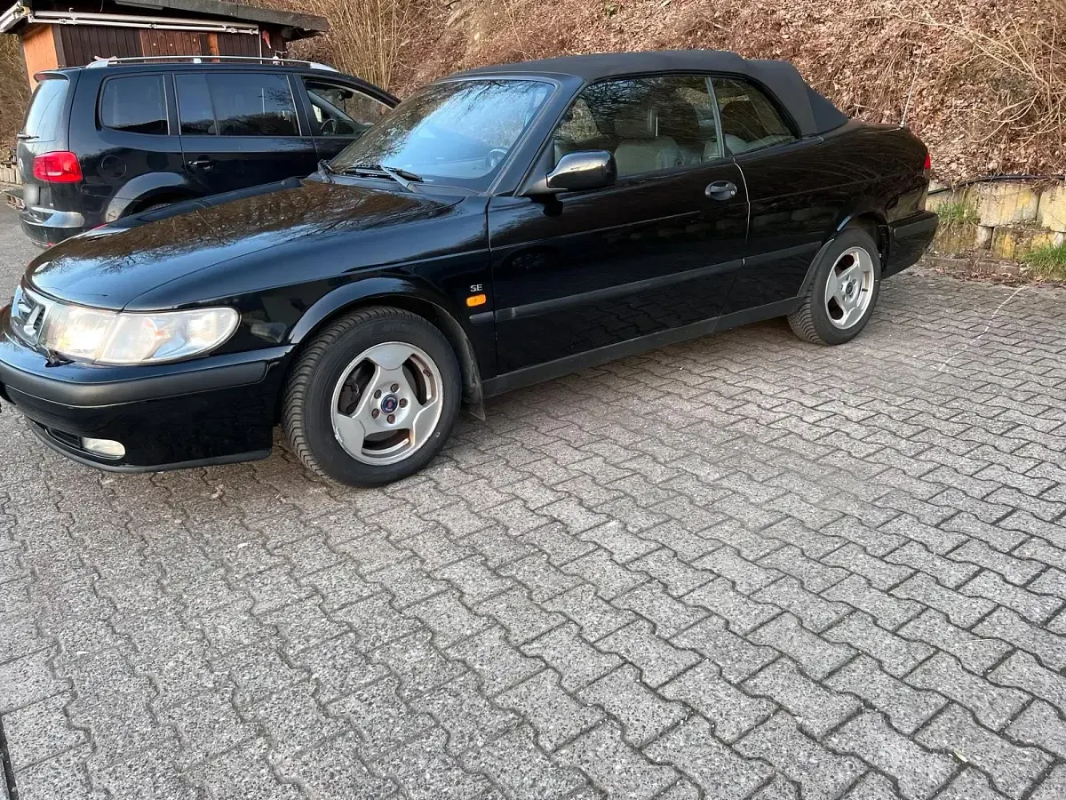 Gebraucht Saab 9-3 153 PS (112 kW) 2000 Schwarz Cabrio