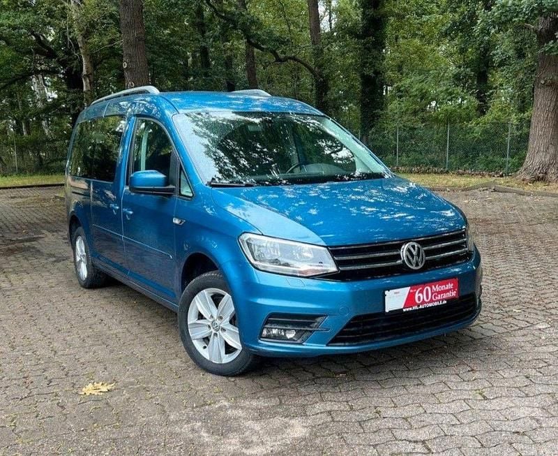 Blau Gebraucht 2015 VW Caddy Maxi Van / Kleinbus | 18.499 € (Etwas zu teuer) - Bild 1/4