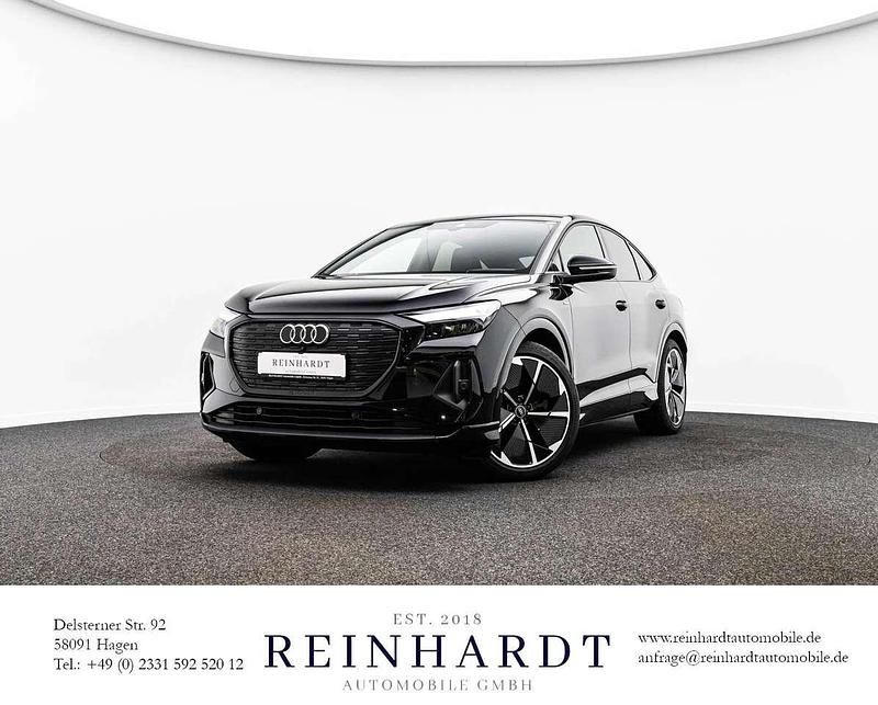 Gebraucht Audi Q4 Sportback e-tron S-Line 150 kW (204 PS) 2023 Mythosschwarz metallic SUV