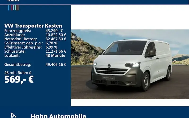 Nouvelle VW Transporter 150 ch (110 kW) 2026 Blanc Van