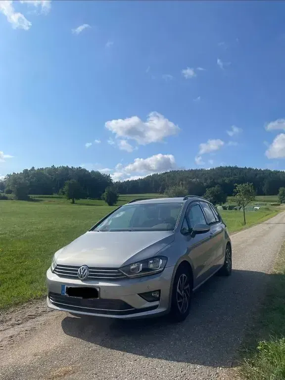 Gebraucht VW Golf Sportsvan Sound 110 PS (80 kW) 2017 Silber Van / Kleinbus