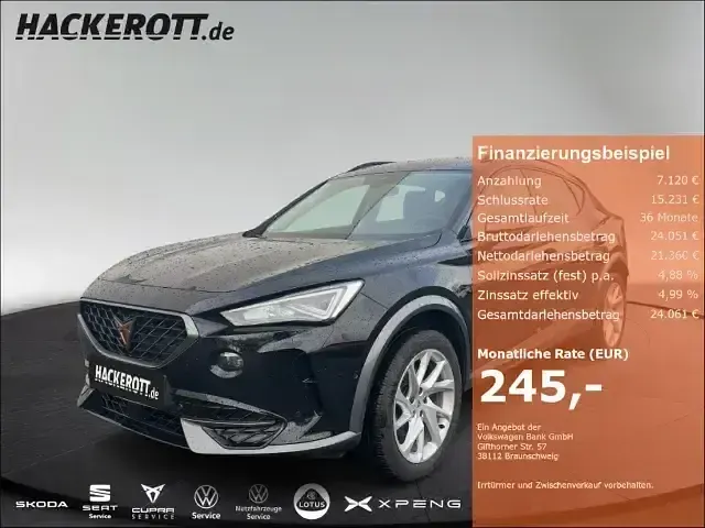 Second-hand Cupra Formentor Basis 150 CP (110 kW) 2023 Negru SUV