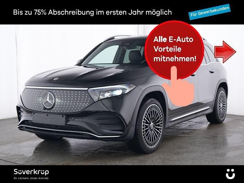 Schwarzlack kosmosschwarz (metallic) Gebraucht 2024 Mercedes EQB350 AMG SUV | 44.735 € (Teuer) - Bild 1/2