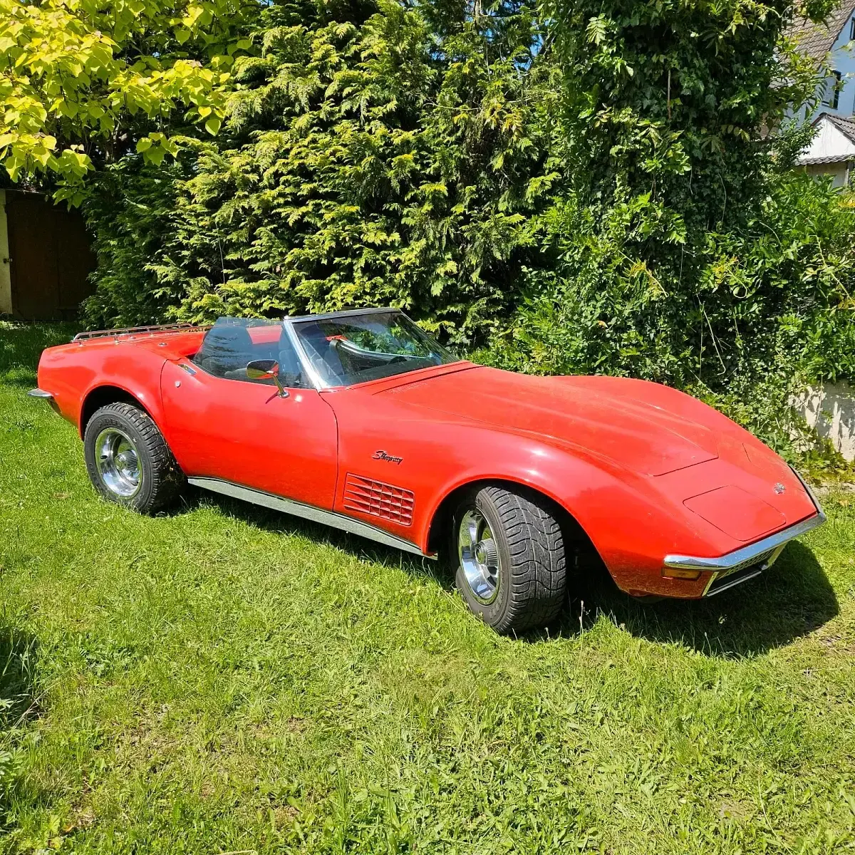 Gebraucht Corvette C3 194 PS (142 kW) 1972 Rot Cabrio