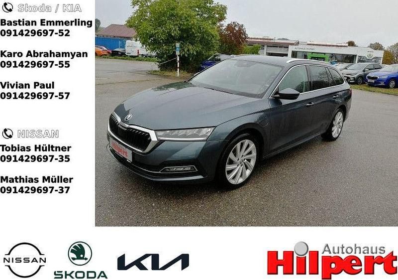 Quarzgrau metallic (metallic) Gebraucht 2021 Skoda Octavia Style Kombi | 23.940 € (Fairer Preis) - Bild 1/4