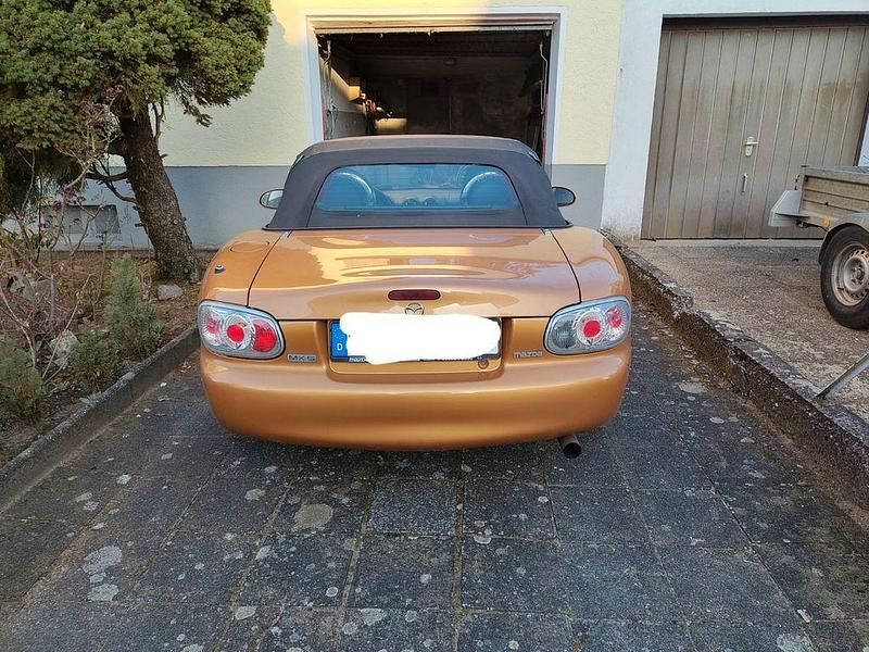 Gebraucht Mazda MX5 110 PS (80 kW) 1999 Gold Cabrio