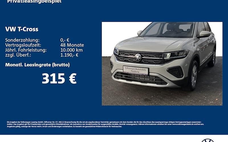 Neu VW T-Cross Life 116 PS (85 kW) 2025 Grau SUV