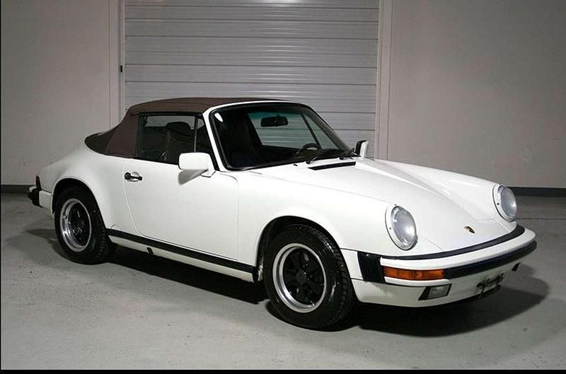 Weiß Gebraucht 1987 Porsche 911 Carrera Cabriolet Cabrio | 68.000 € - Bild 1/4