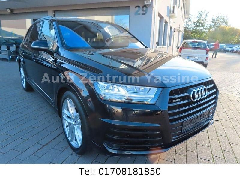Schwarz Gebraucht 2017 Audi Q7 S-Line SUV | 28.450 € (Teuer) - Bild 1/4
