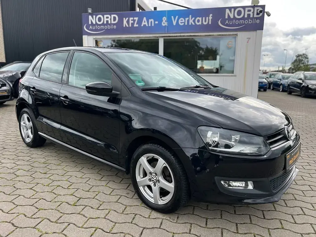 Gebraucht VW Polo Team 90 PS (66 kW) 2011 Schwarz Kleinwagen