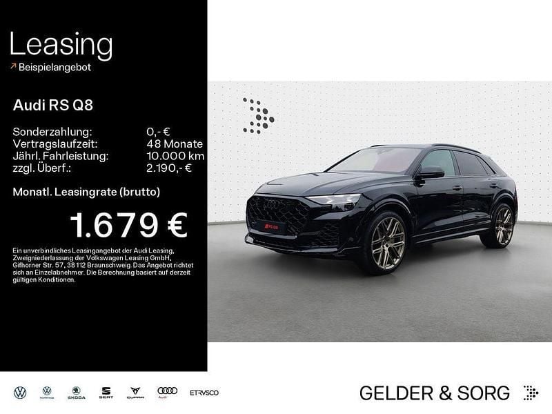 Mythosschwarz metallic Neu 2025 Audi RS Q8 Performance SUV | 157.990 € (Superpreis) - Bild 1/4