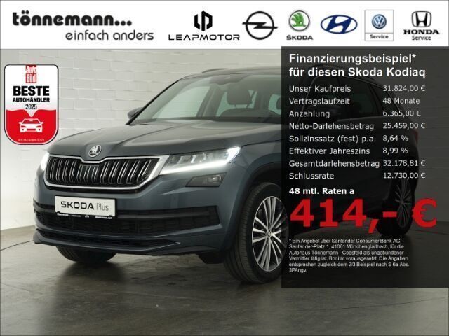 Grau Gebraucht 2020 Skoda Kodiaq LAURIN & KLEMENT SUV | 31.824 € (Etwas zu teuer) - Bild 1/2