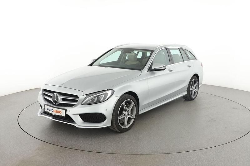 Grau Gebraucht 2016 Mercedes C300 AMG line Kombi | 23.160 € (Fairer Preis) - Bild 1/3