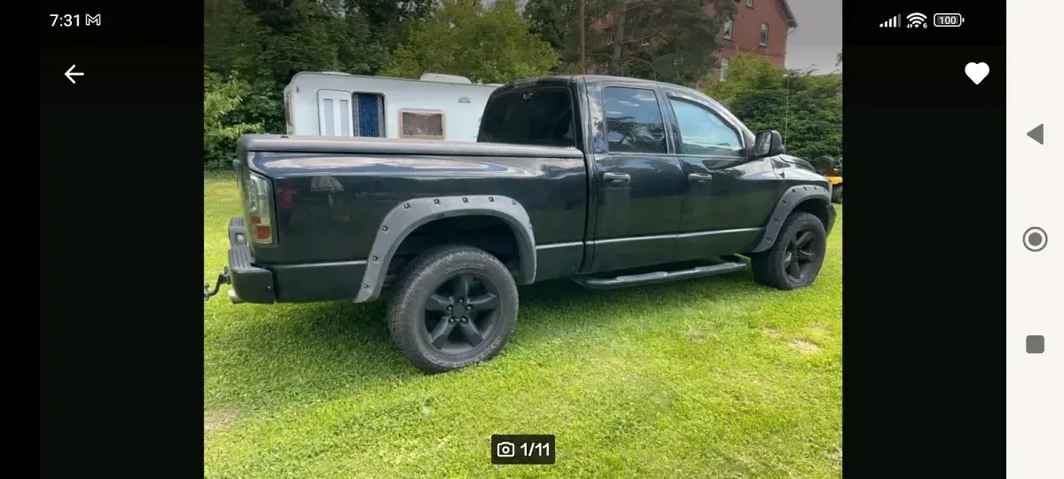 Second-hand Dodge Ram 349 CP (256 kW) 2008 Negru Pickup