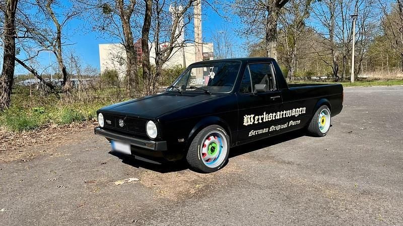 Brugt VW Caddy GTD 80 HK (58 kW) 1989 Sort MPV
