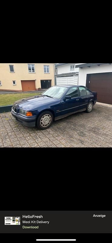 Blau Gebraucht 1996 BMW 320 Limousine | 1.800 € (Guter Preis) - Bild 1/4