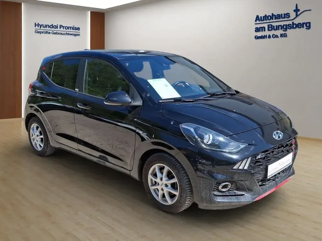 Gebraucht Hyundai i10 N Line 101 PS (74 kW) 2021 Schwarz Kleinwagen