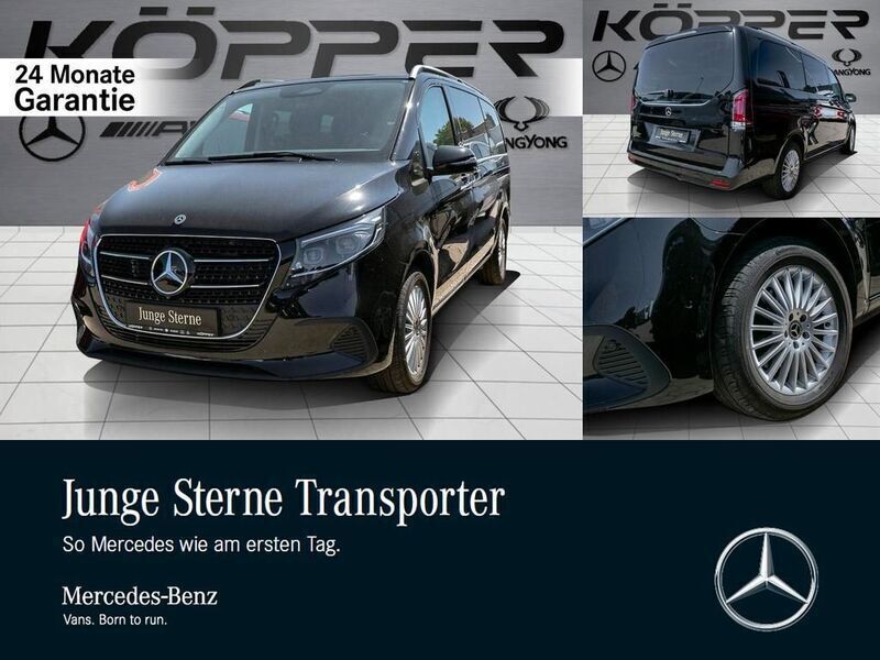 Schwarz Gebraucht 2024 Mercedes V250 Style Van / Kleinbus | 64.998 € (Superpreis) - Bild 1/4