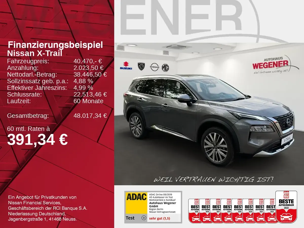 Gebraucht Nissan X-Trail Tekna+ 163 PS (119 kW) 2025 Dark grey SUV