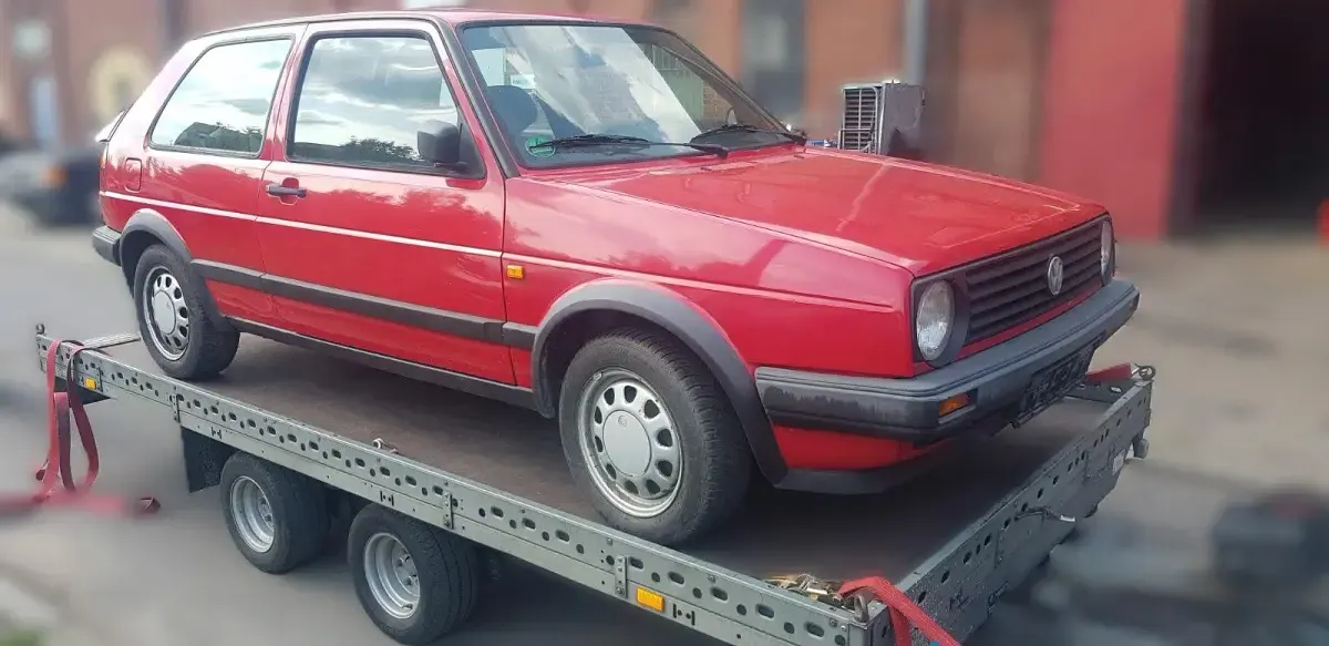 Gebraucht VW Golf III 69 PS (50 kW) 1992 Rot Kleinwagen
