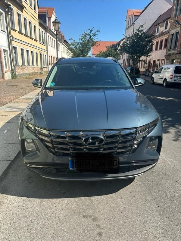 Blau Gebraucht 2021 Hyundai Tucson Trend SUV | 25.000 € (Fairer Preis) - Bild 1/4
