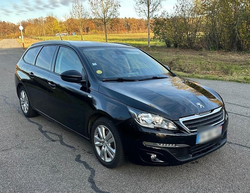 Schwarz Gebraucht 2016 Peugeot 308 SW Kombi | 5.900 € - Bild 1/4