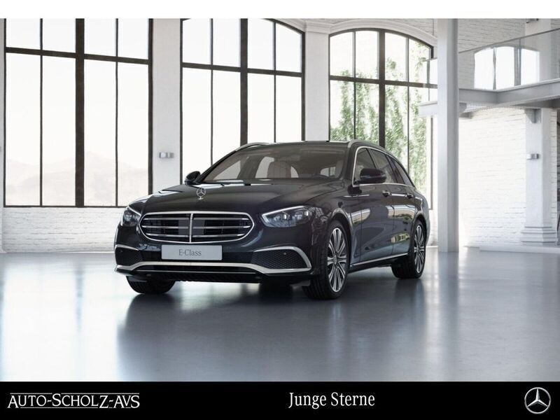 Metalliclack obsidianschwarz Gebraucht 2022 Mercedes E220 Exclusive Kombi | 39.868 € (Teuer) - Bild 1/4