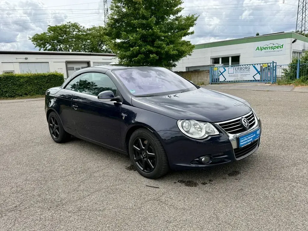 Gebraucht VW Eos Individual 140 PS (102 kW) 2007 Blau Cabrio