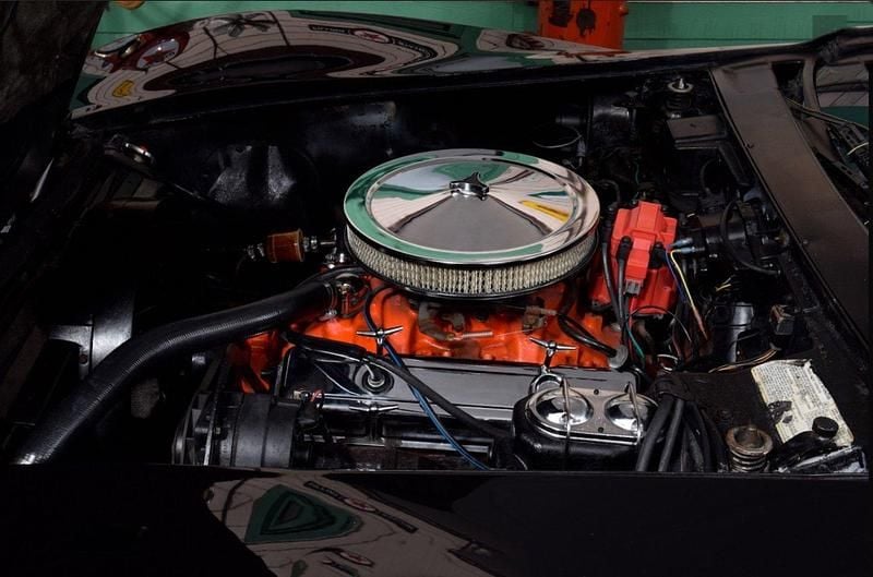 Second-hand Corvette Stingray 250 CP (183 kW) 1973 Negru Cabrio