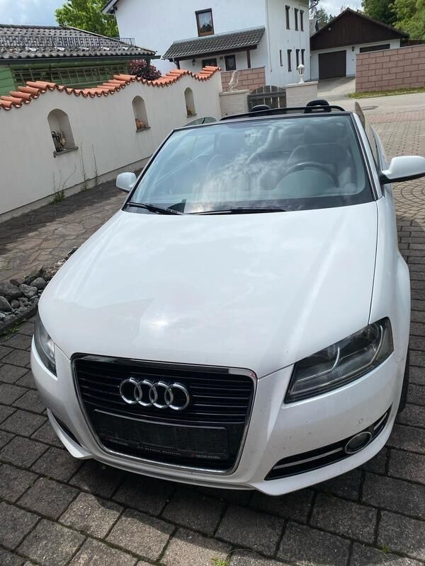 Weiß Gebraucht 2011 Audi A3 Cabriolet Cabrio | 7.999 € (Fairer Preis) - Bild 1/4