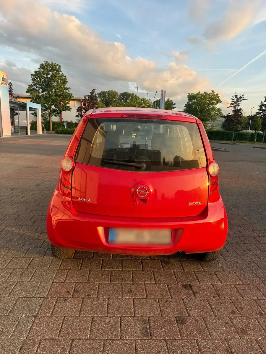 Gebraucht Opel Agila 68 PS (50 kW) 2010 Rot Kleinwagen
