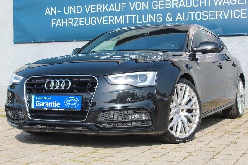Schwarz Gebraucht 2016 Audi A5 Sportback S-Line Limousine | 16.390 € (Fairer Preis) - Bild 1/4